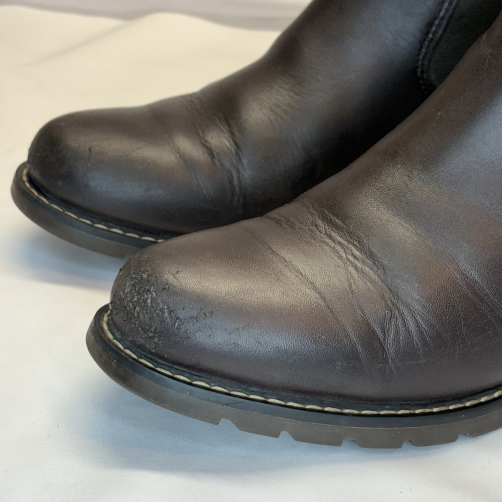Ariat Wexford Waterproof Chelsea Boots Womens Size 9 B Brown Leather Pull On - Picture 13 of 16